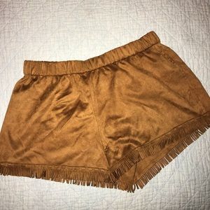 western fringe shorts